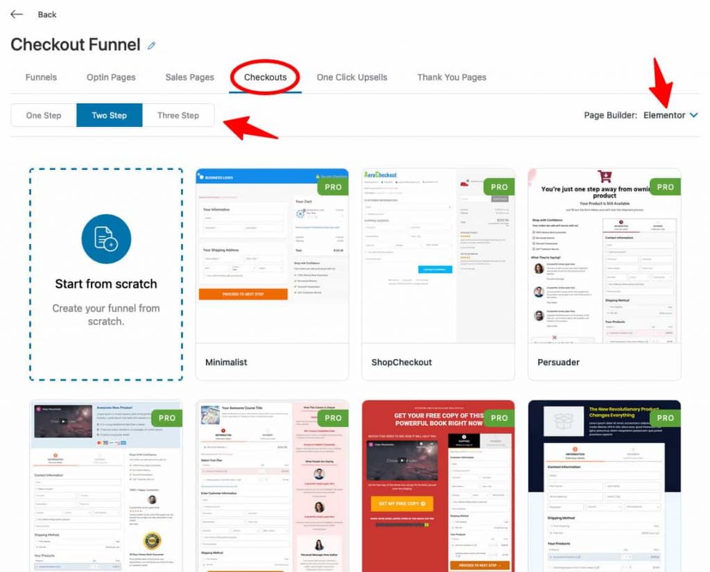 Customize WooComerce checkout page: Import the checkout page to your funnel